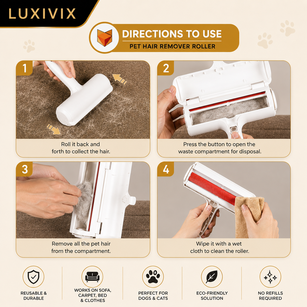 Luxivix™ Ultimate Pet Hair Removal Combo
