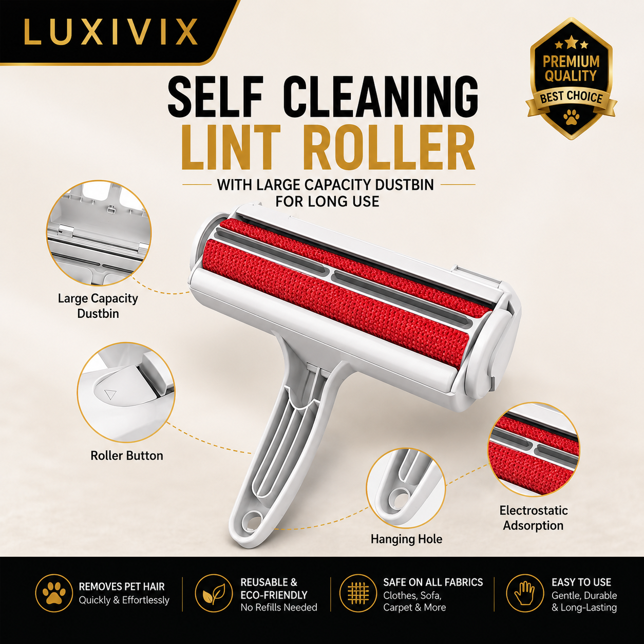 Luxivix™ Ultimate Pet Hair Removal Combo